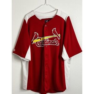 St. Louis Cardinals Majestic Coolbase XL Red Short Sleeve Mens' Jersey Shirt